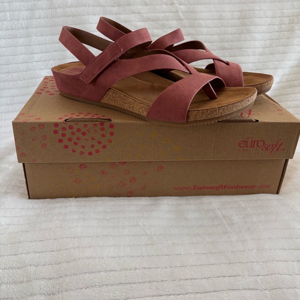 Euro Soft Rose Pink Sandals